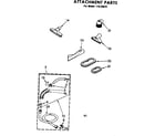 Kenmore 11629974 attachment parts diagram