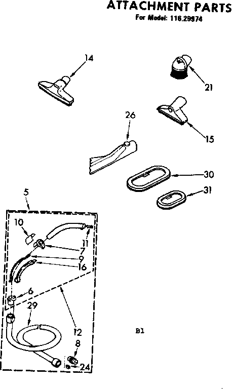 Attachment parts