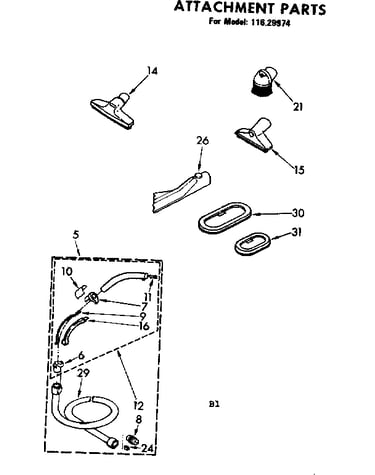 Attachment parts