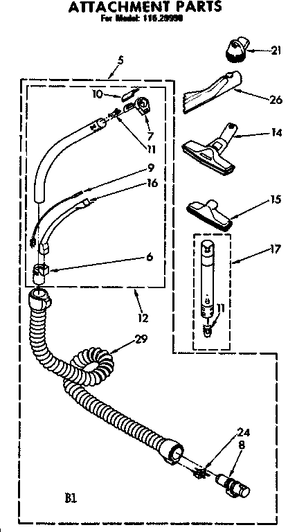 Attachment parts