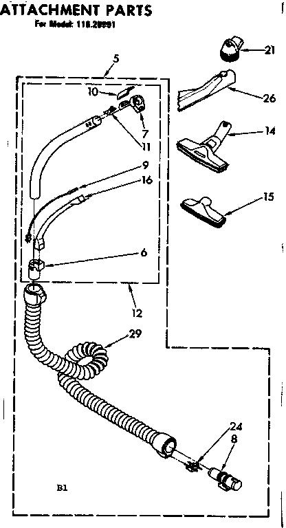 Attachment parts
