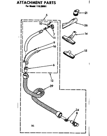 Attachment parts