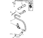 Kenmore 11632121 attachment parts diagram