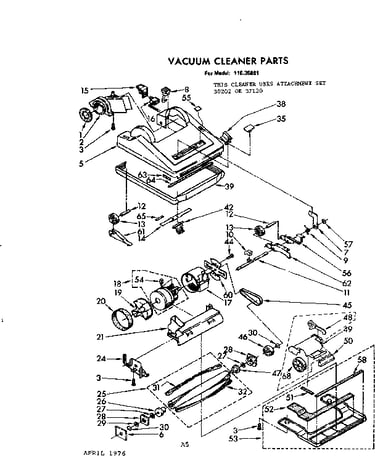 Nozzle and motor assembly