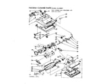 Kenmore 11635802 nozzle and motor assembly diagram