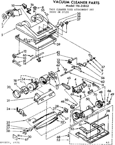 Nozzle and motor assembly