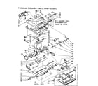 Kenmore 11635970 nozzle and motor assembly diagram