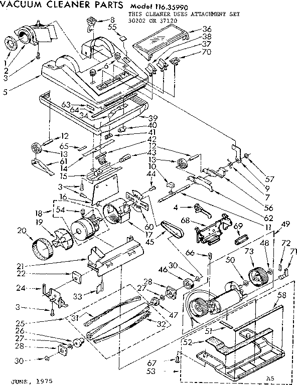 Nozzle and motor assembly