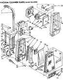 Handle and bag housing