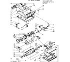 Kenmore 11638801 nozzle and motor assembly diagram