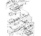 Kenmore 11638851 nozzle and motor assembly diagram