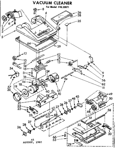 Nozzle and motor assembly