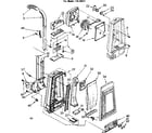 Kenmore 11639971 handle and bag housing diagram