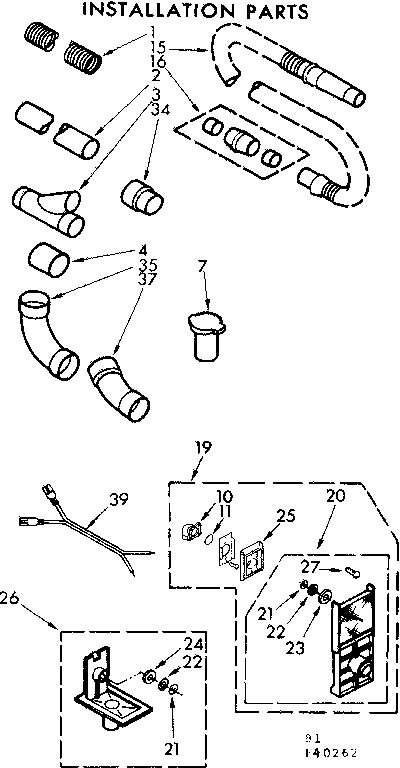 Installation parts