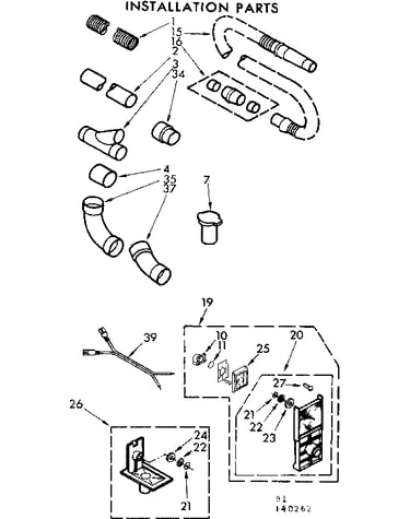 Installation parts