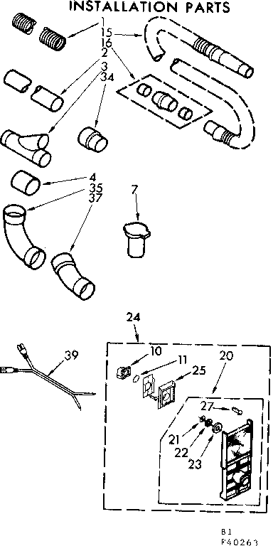 Installation parts