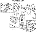 Kenmore 11640263 attachment parts diagram