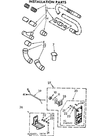 Installation parts