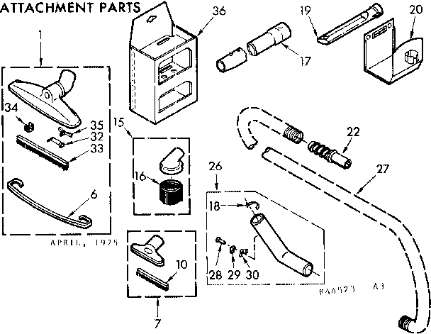 Attachment parts