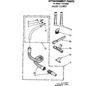 Kenmore 11644600 attachment parts diagram
