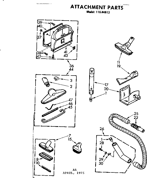 Attachment parts