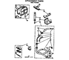 Kenmore 11644620 attachment parts diagram