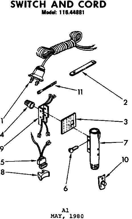 Switch and cord