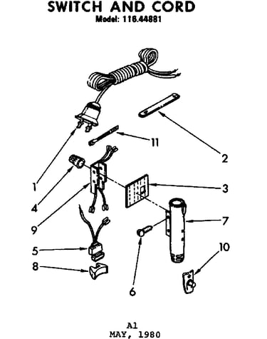 Switch and cord