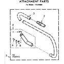 Kenmore 11644901 attachment parts diagram