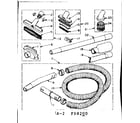 Kenmore 11698200 attachment parts diagram