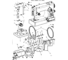 Kenmore 15810402 motor assembly diagram
