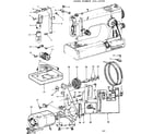 Kenmore 15810450 motor assembly diagram