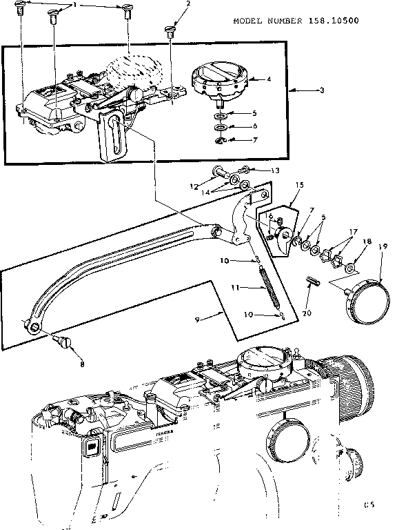 Zigzag guide bar assembly