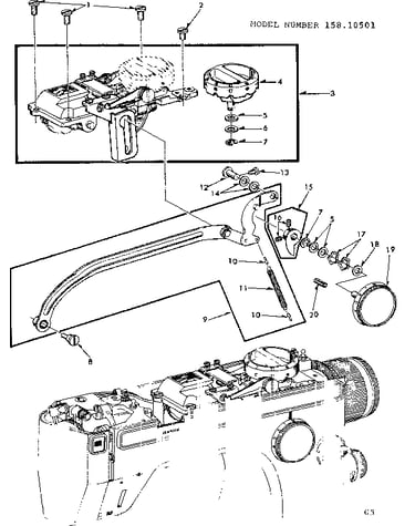 Zigzag guide bar assembly