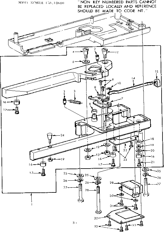 MACHINE BASE ASSEMBLY