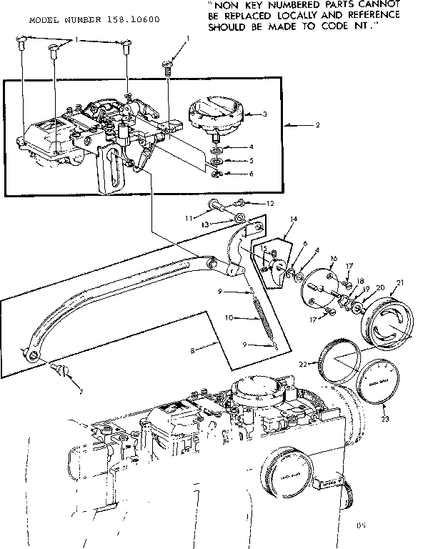 Zigzag guide bar assembly