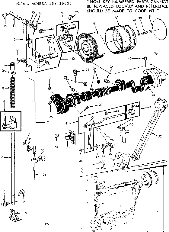 Presser bar assembly