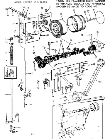 Presser bar assembly