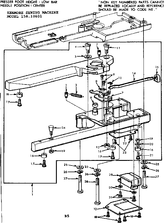 Mechine base assembly