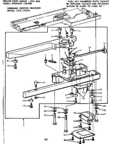 Mechine base assembly
