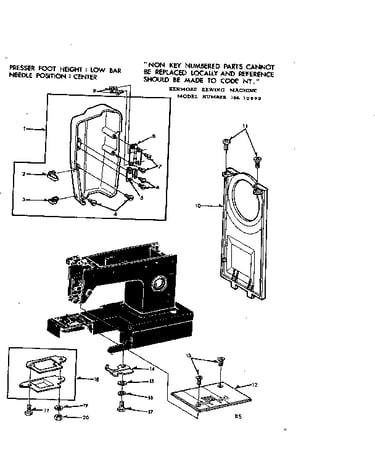 Face cover and needle plate