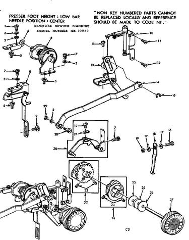 Zigzag cam assembly