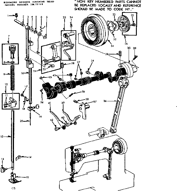 PRESSER BAR ASSEMBLY