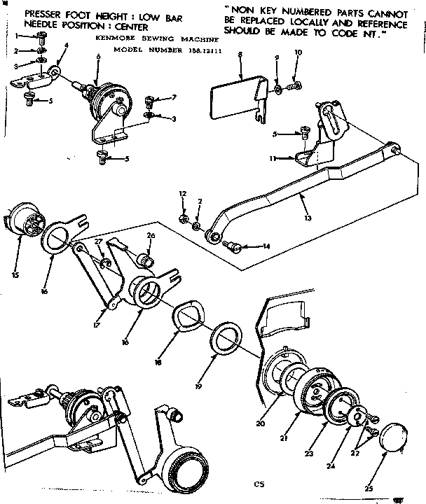 Zigzag cam guide assembly