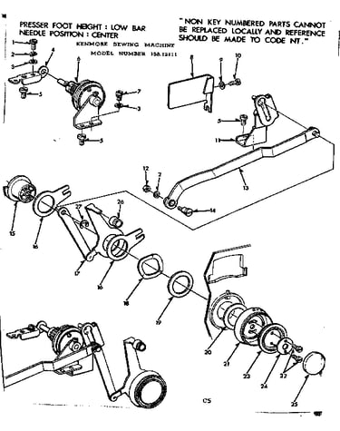 Zigzag cam guide assembly