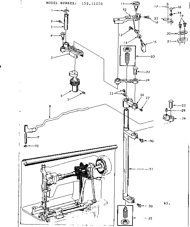 ZIGZAG CAM GUIDE ASSEMBLY