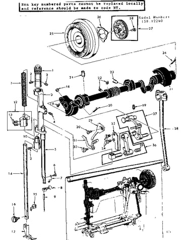 Presser bar assembly