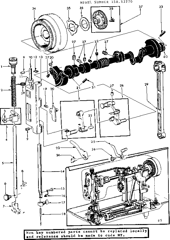 Presser bar assembly