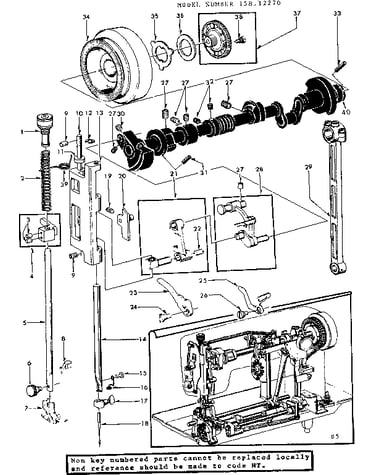 Presser bar assembly