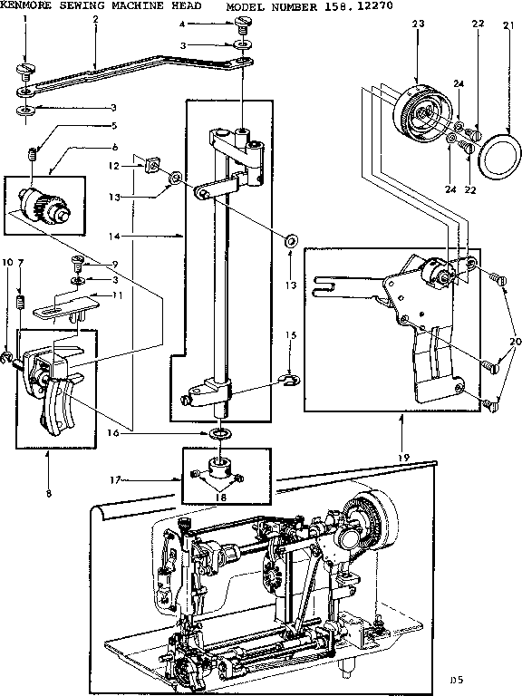 Zigzag cam assembly